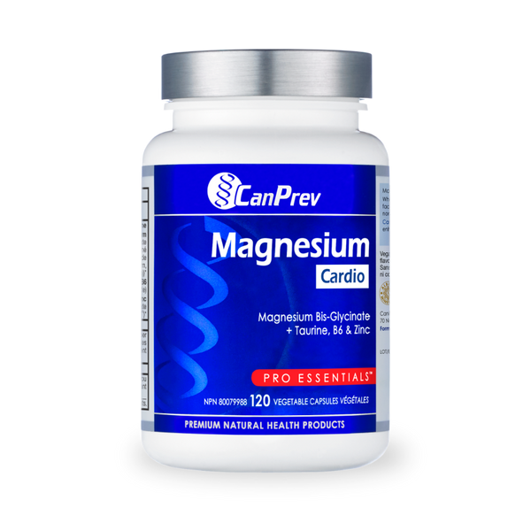 CanPrev Magnesium + Taurine, B6 & Zinc (Cardio) (120 capsules)