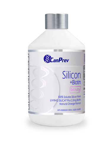 CanPrev Silicon + Biotin – Liquid – Natural Orange Flavour (500ml)