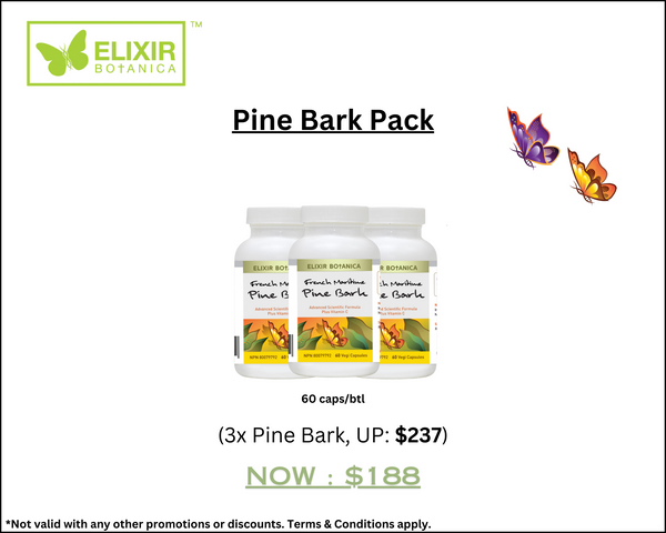 Pine Bark Bundle Pack (Pine Bark x 3, retail price @ $237)