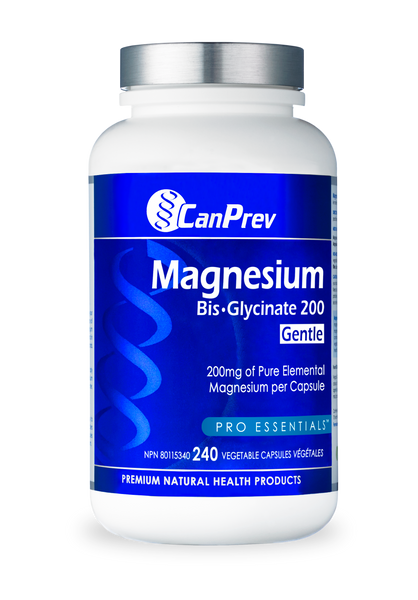 CanPrev Magnesium Bis·Glycinate 200 Gentle (240 caps)