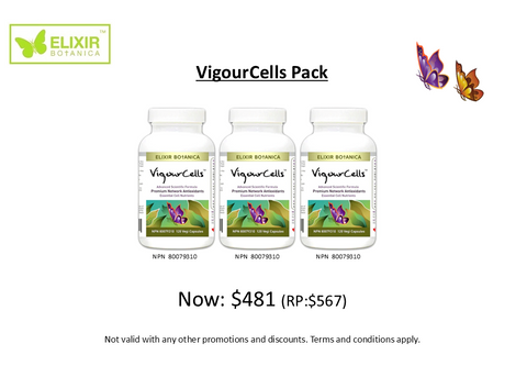 VigourCells™ Bundle Pack (VigourCells™ x 3) Retail Price @ $567